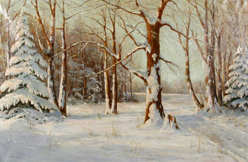 Walter Moras Winter oil painting image